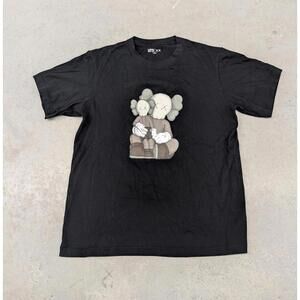 Kaws x Uniqlo Black t-shirt